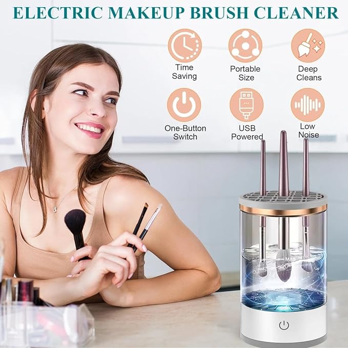 Bravo™-Electric Makeup Brush Cleaner