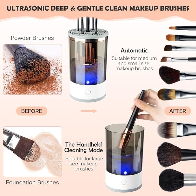 Bravo™-Electric Makeup Brush Cleaner