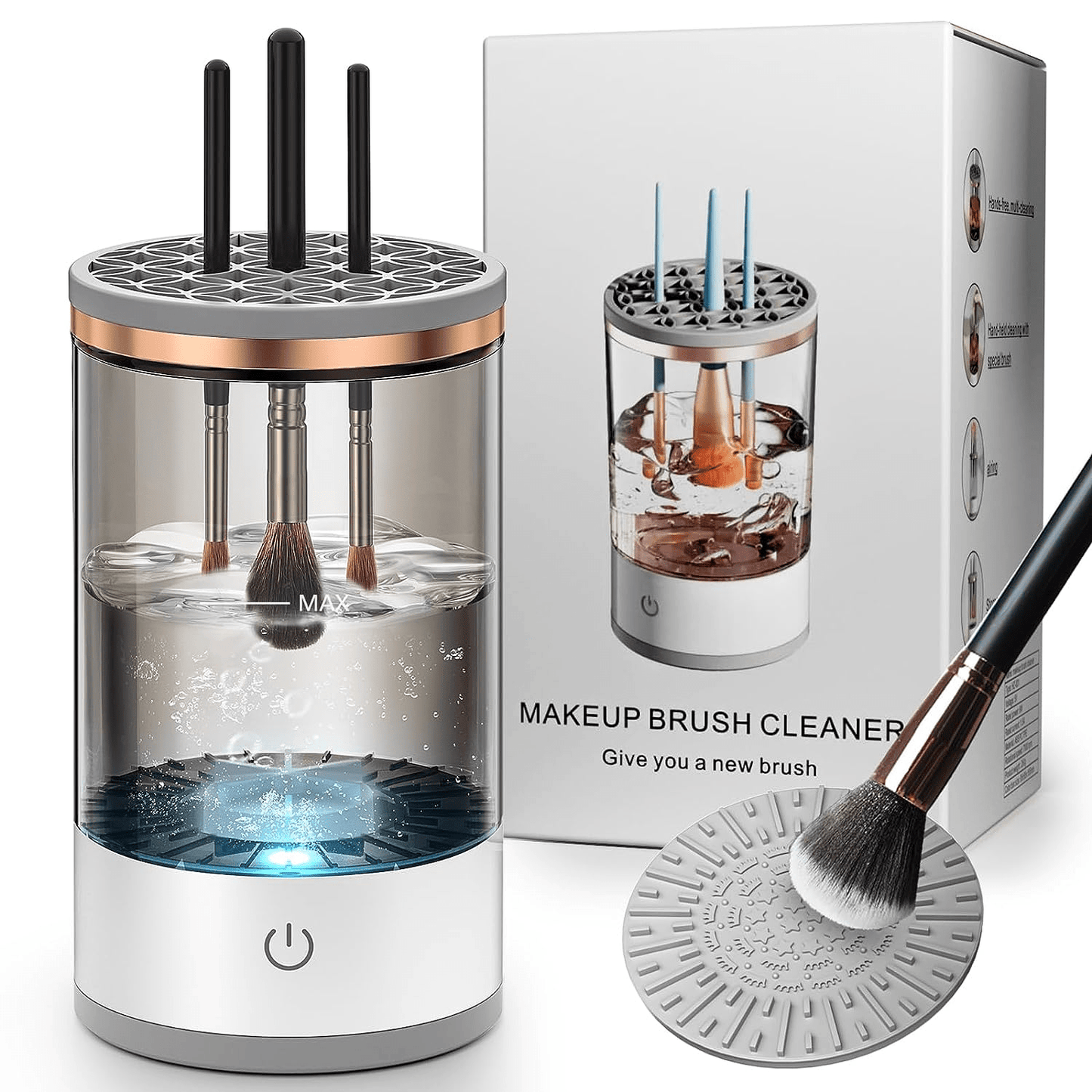 Bravo™-Electric Makeup Brush Cleaner