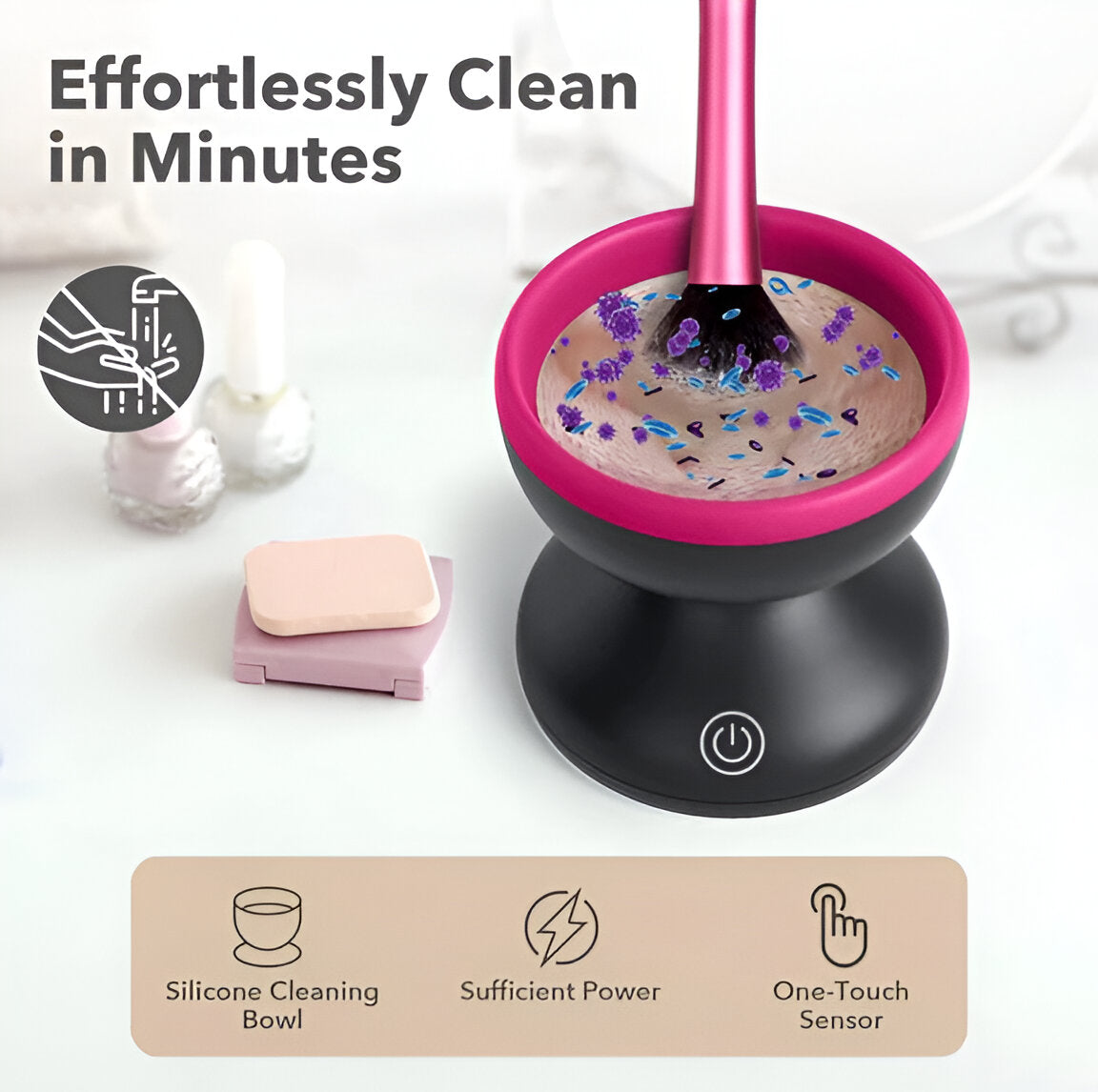 Bravo™-Electric Makeup Brush Cleaner Ultra